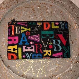 𝑽𝒆𝒓𝒂 𝑩𝒓𝒂𝒅𝒍𝒆𝒚 From A to Vera Logo Frill Magnetic Double Zip Wallet